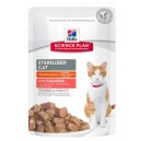 Hills Young Adult Sterilised łosoś 85 g Feline