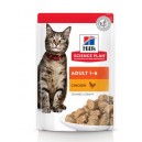Hills Adult kurczak 85 g saszetka Feline New